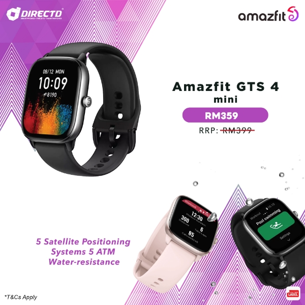 DirectD Retail & Wholesale Sdn. Bhd. - Online Store. Amazfit GTS 4 Mini