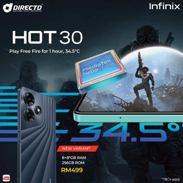 INFINIX Hot 30 Free Fire Specification 