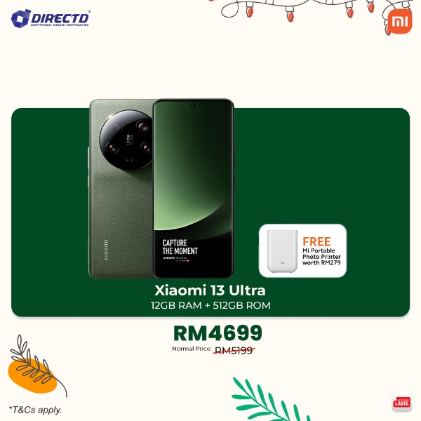 DirectD Retail & Wholesale Sdn. Bhd. - Online Store. [RM500 OFF] Xiaomi 13  Ultra [12GB RAM