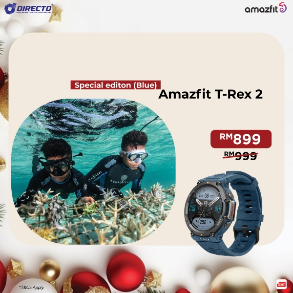 Picture of Amazfit T-REX 2 OCEAN BLUE LIMITED EDITION