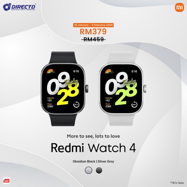 Xiaomi Redmi Watch 4 1.97'' Bluetooth Smartwatch Sport Watch