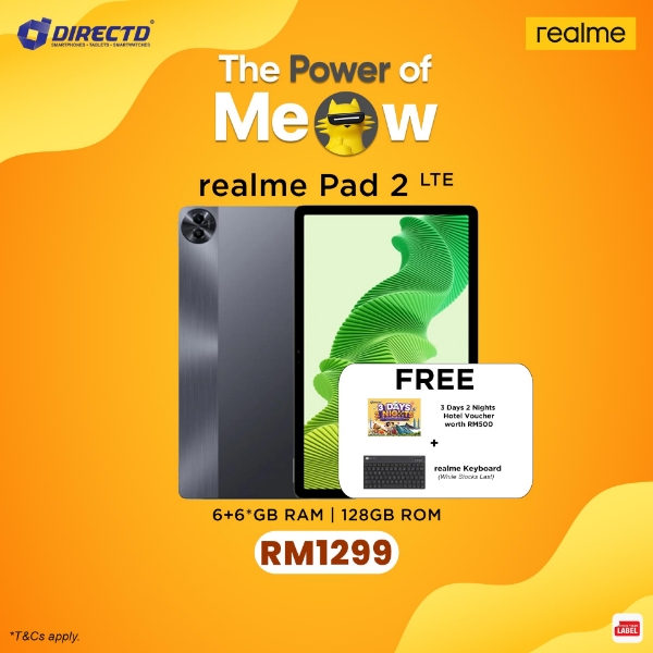 Picture of realme Pad 2 LTE | FREE 2 Freebies