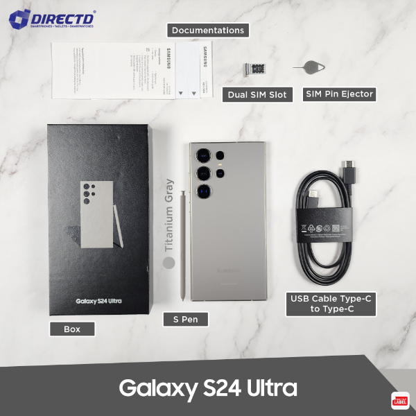 Picture of SAMSUNG Galaxy S24 Ultra 5G + FREE ORIGINAL Galaxy Buds 3 Pro (Worth RM849)