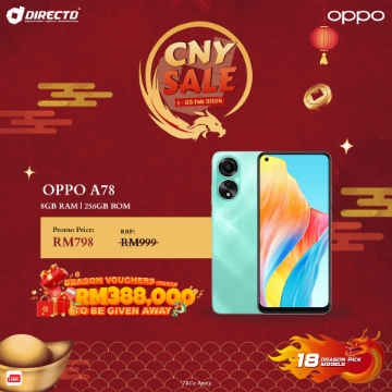DirectD Retail & Wholesale Sdn. Bhd. - Online Store. [Year END Sale] OPPO  A98 5G [8+8GB RAM