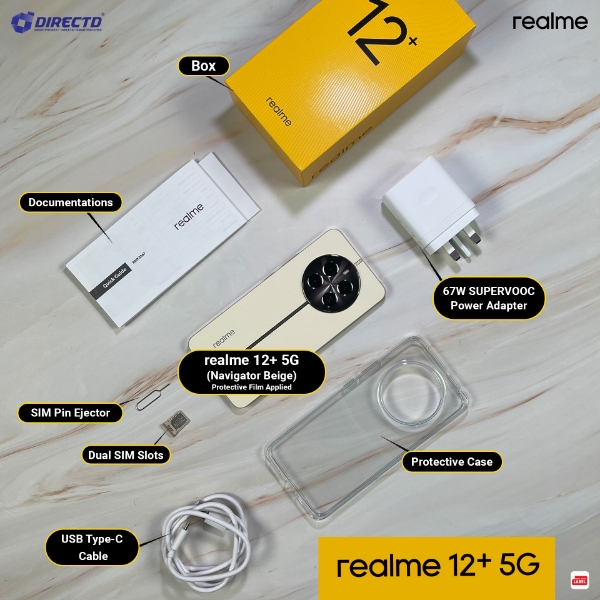 Picture of realme 12+ 5G [12GB+12GB RAM | 256GB ROM]