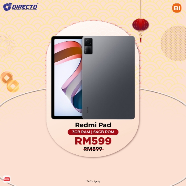 Redmi Pad Lands In Malaysia; Price Starts From RM 899 