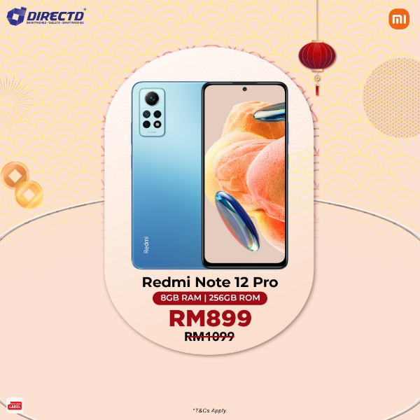 DirectD Retail & Wholesale Sdn. Bhd. - Online Store. [RM200 OFF] Xiaomi  Redmi Note 12 Pro 5G [8GB RAM