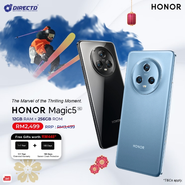 Picture of HONOR Magic5 [12GB RAM | 256GB ROM] Free Gifts worth RM448