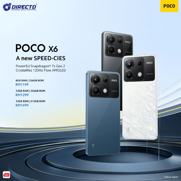 Picture of POCO X6 5G | 120Hz AMOLED | 64MP Triple Camera OIS | 5100mAh + 67W Turbo Charging