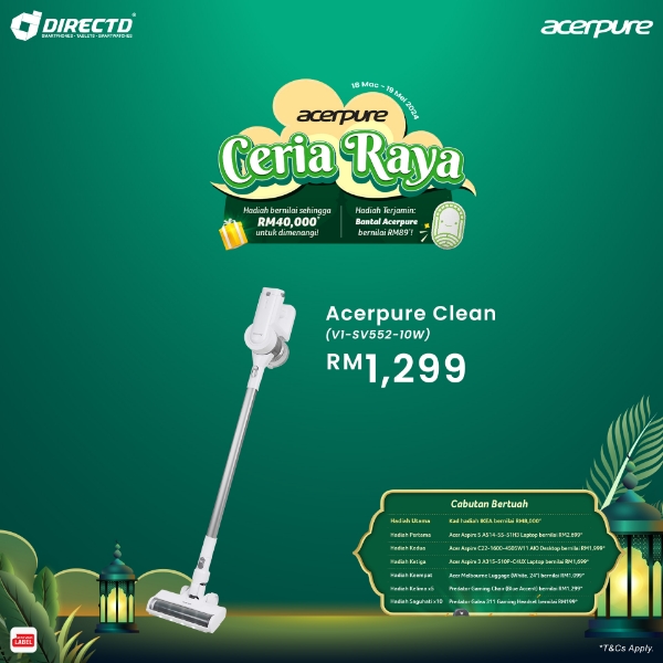 Picture of Acerpure Clean Vacuum Cleaner | Acerpure-V1-SV552-10W