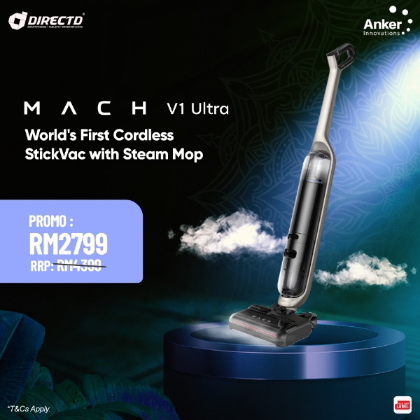 Picture of [PROMO] MACH V1 Ultra | All-in-One Cordless StickVac with Steam Mop