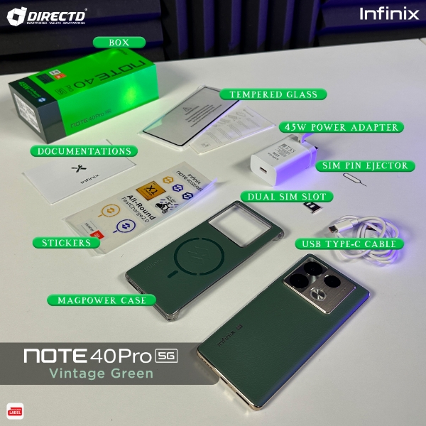 Picture of [NEW PRICE] Infinix Note 40 Pro 5G [8GB + 8GB RAM | 256GB ROM]