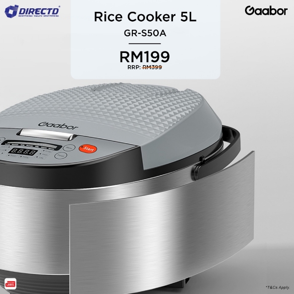 Picture of Gaabor 5L Large Capacity 6 Functions Non-Stick Rice Cooker GR-S50A