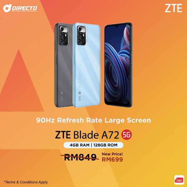 Picture of ZTE Blade A72 5G [4GB RAM | 128GB ROM]