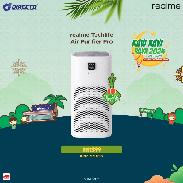 Picture of realme TechLife Air Purifier Pro | KAW KAW RAYA 2024