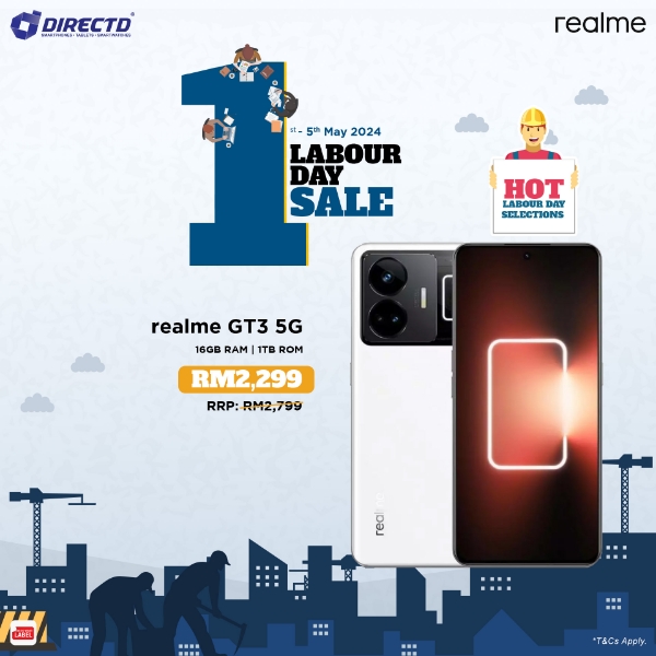 Picture of realme GT3 5G [16GB+12GB RAM | 1TB ROM] 