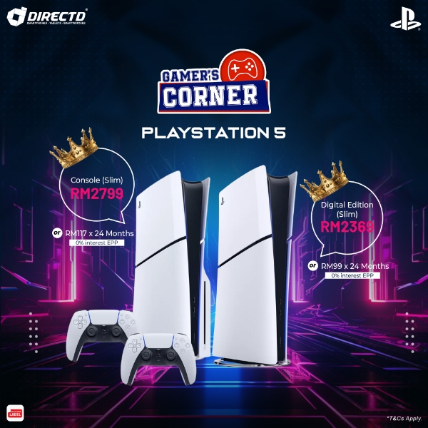 Picture of PlayStation®5 Digital Console (Slim) 2 Dualsense Controller ASIA-00480