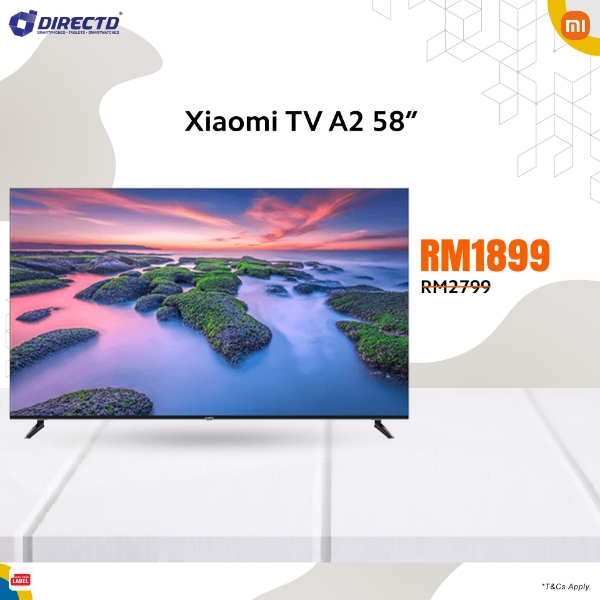 Picture of [Promo] Xiaomi TV A2 58" (Premium 4K Ultra HD Display with MEMC)