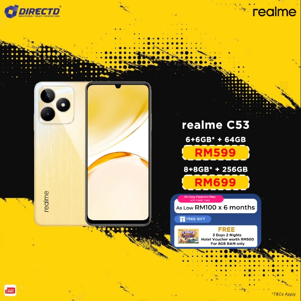 Picture of realme C53 [6GB+128GB] [8GB+256GB] FREE Hotel Voucher for 256GB