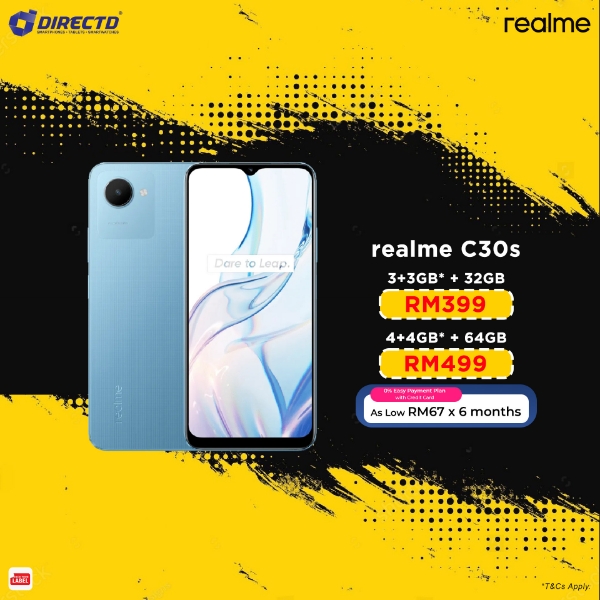 Picture of realme C30s [5000mAh Massive Battery | Fast Side Fingerprint] 