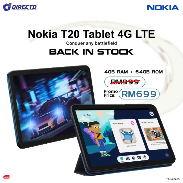 Picture of NOKIA T20 Tablet LTE [4GB RAM | 64GB ROM]