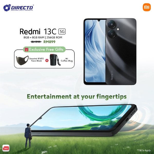 Picture of Redmi 13C 5G [8GB + 8GB RAM | 256GB ROM] 