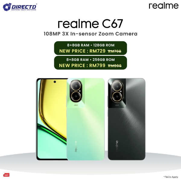 Picture of [NEW PRICE] realme C67 [8GB+8GB RAM | 128GB/256GB ROM]