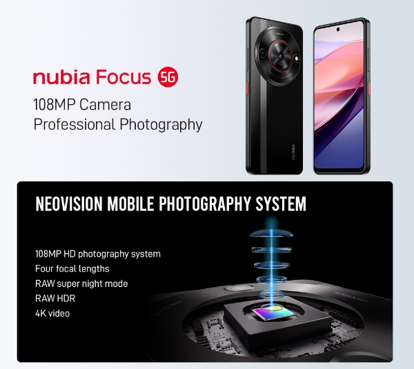 Picture of [NEW PRICE] nubia Focus 5G [6GB RAM | 256GB ROM]