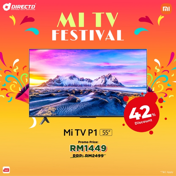 Picture of Xiaomi Mi TV P1 (55" 4K UHD Smart TV) Special Promotion 🔥