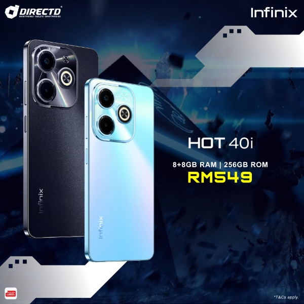 Picture of Infinix Hot 40i [8GB+8GB RAM | 256GB ROM] Ready Stock