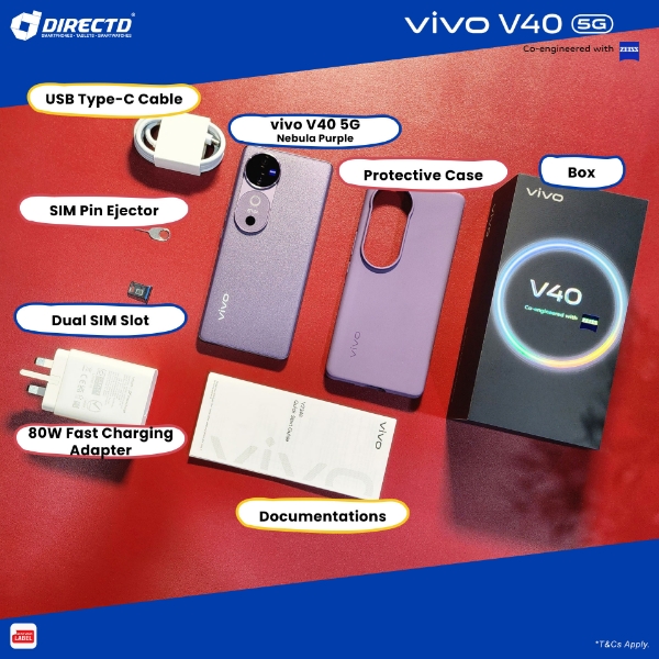 Picture of vivo V40 5G [256GB | 512GB] + Enjoy Free Gifts