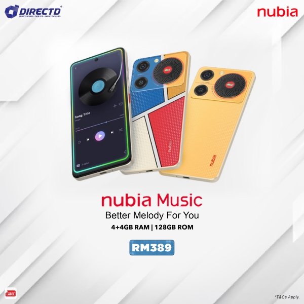 Picture of nubia Music [4GB + 4GB Dynamic RAM | 128GB ROM]