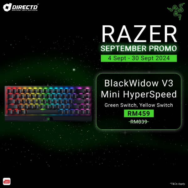 Picture of Razer BlackWidow V3 Mini HyperSpeed