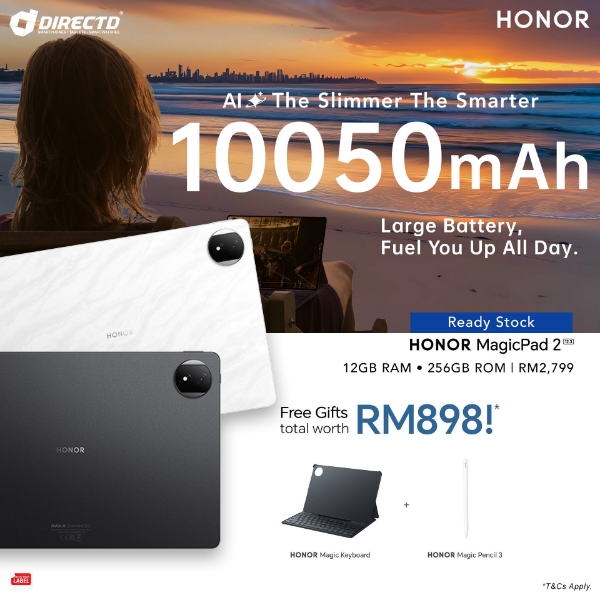 Picture of HONOR MagicPad2 12.3″ [12GB RAM | 256GB ROM] Available Now