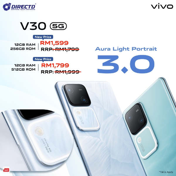 Picture of [NEW PRICE] vivo V30 5G [12GB RAM | 256GB / 512GB ROM]