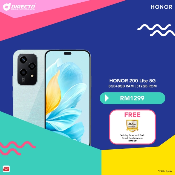 Picture of HONOR 200 Lite 5G [8GB+8GB RAM | 512GB ROM] 