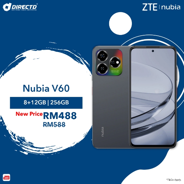Picture of [NEW PRICE] Nubia V60 [8GB + 12GB Extended RAM | 256GB ROM]