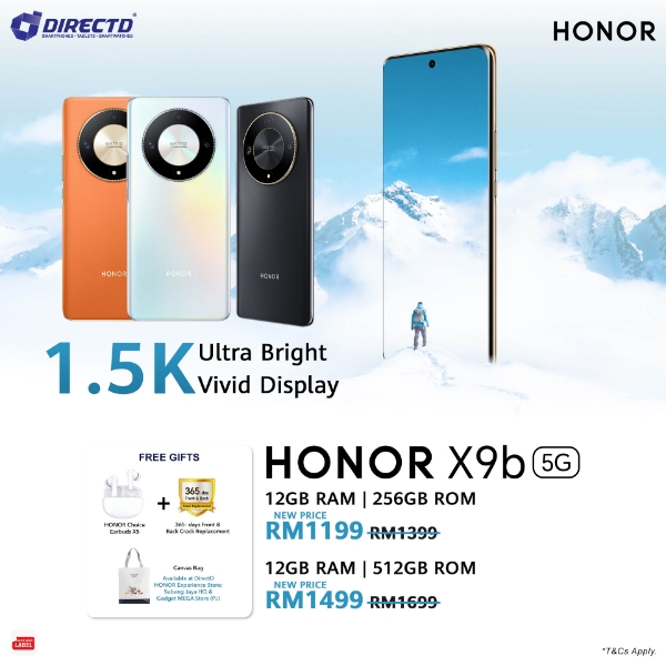 Picture of [NEW PRICE] HONOR X9b 5G [12GB RAM | 256GB / 512GB ROM]