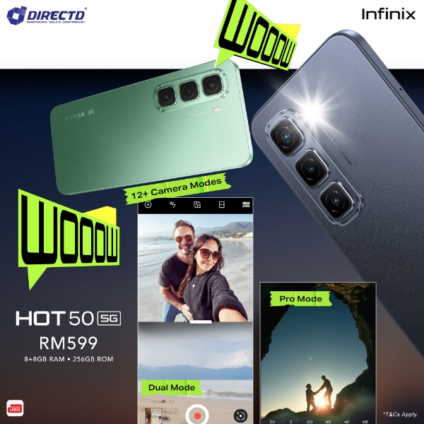 Picture of Infinix Hot 50 5G [8GB+8GB RAM | 256GB ROM]
