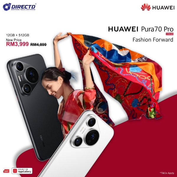 Picture of [NEW PRICE] HUAWEI Pura 70 Pro [12GB RAM | 512GB ROM]