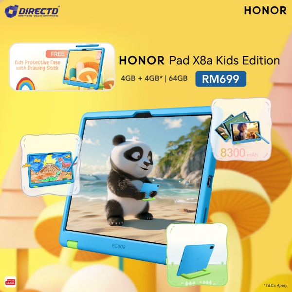 Picture of HONOR Pad X8a Kids Edition [4GB+4GB RAM Turbo | 64GB ROM]