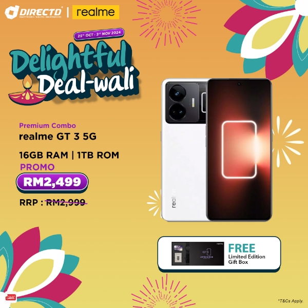 Picture of realme GT3 5G Premium Combo [16GB+12GB RAM | 1TB ROM] 