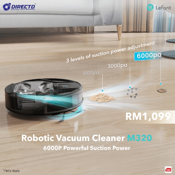 Picture of Lefant Robotic Vacuum Cleaner M320 | 6000Pa