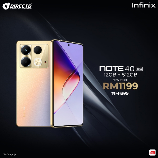 Picture of [NEW PRICE] Infinix Note 40 5G [12GB RAM | 512GB ROM]