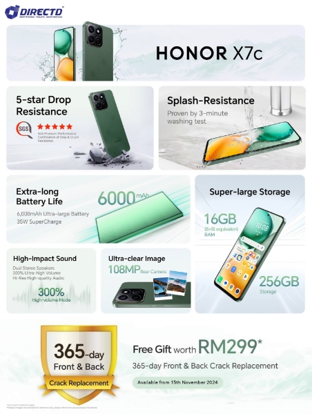 Picture of HONOR X7c [8GB RAM | 256GB ROM] 
