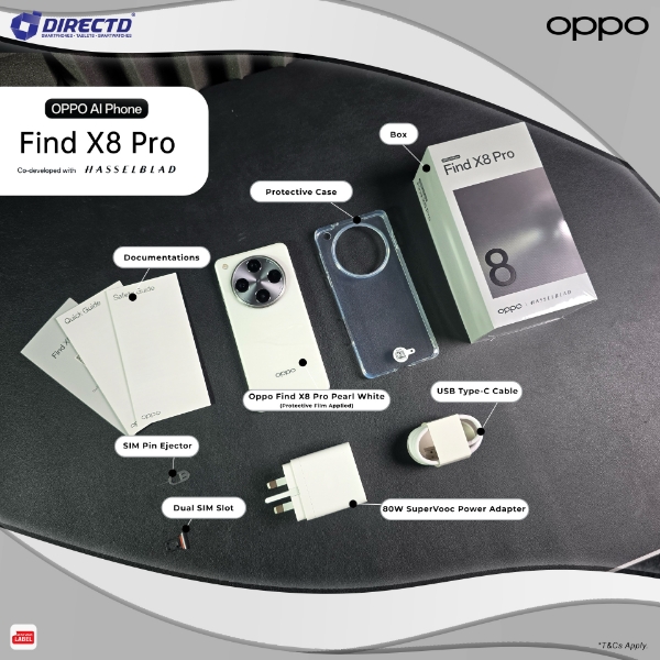 Picture of OPPO Find X8 Pro [16GB RAM | 512GB ROM] Ready Stock