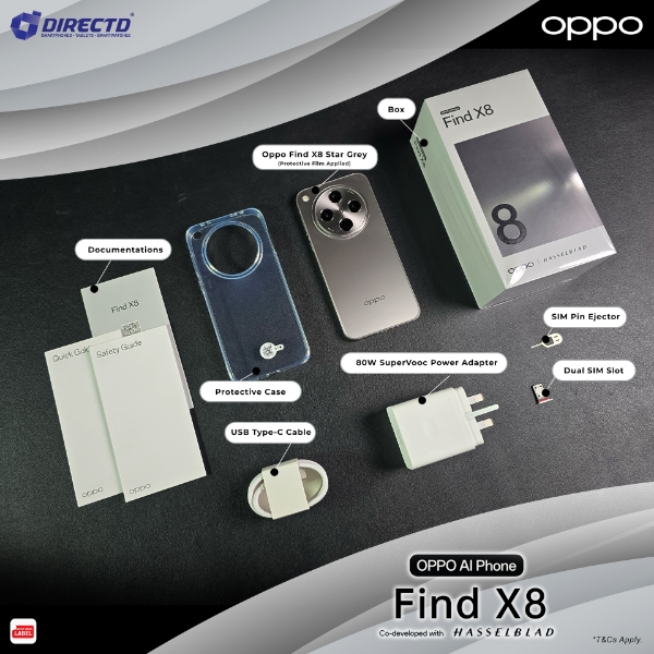 Picture of OPPO Find X8 [16GB RAM | 512GB ROM] Ready Stock