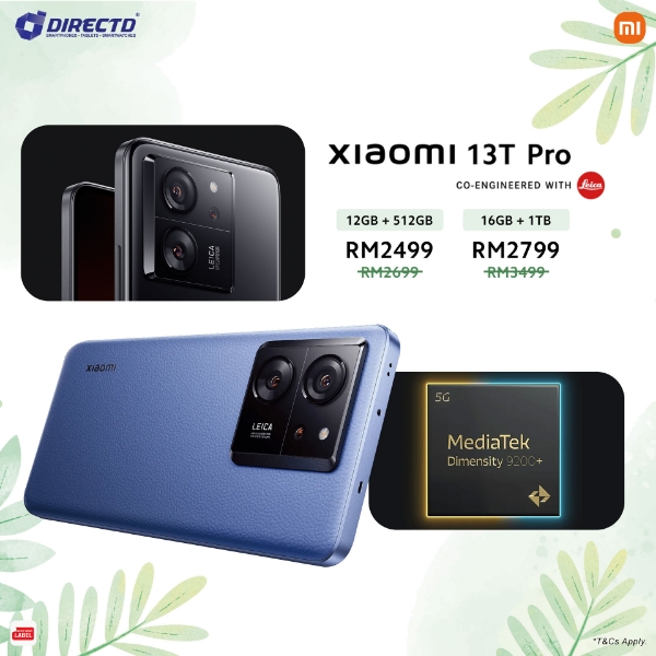 Picture of [PROMO] Xiaomi 13T Pro [12GB + 512GB | 16GB + 1TB]