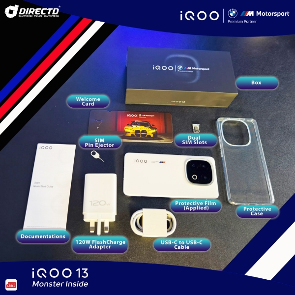 Picture of iQOO 13 [32GB* (16+16) | 512GB ROM] 