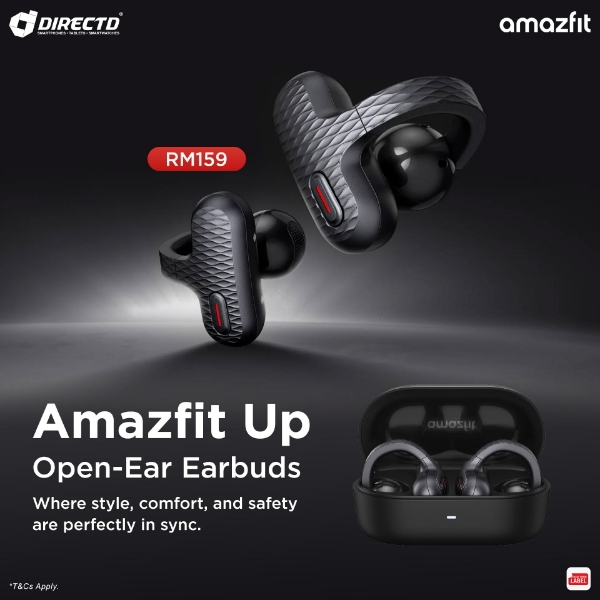 Picture of 🆕Amazfit Up Open-Ear Earbuds Bluetooth IPX4 Smart OpenEar Sports Ear Buds